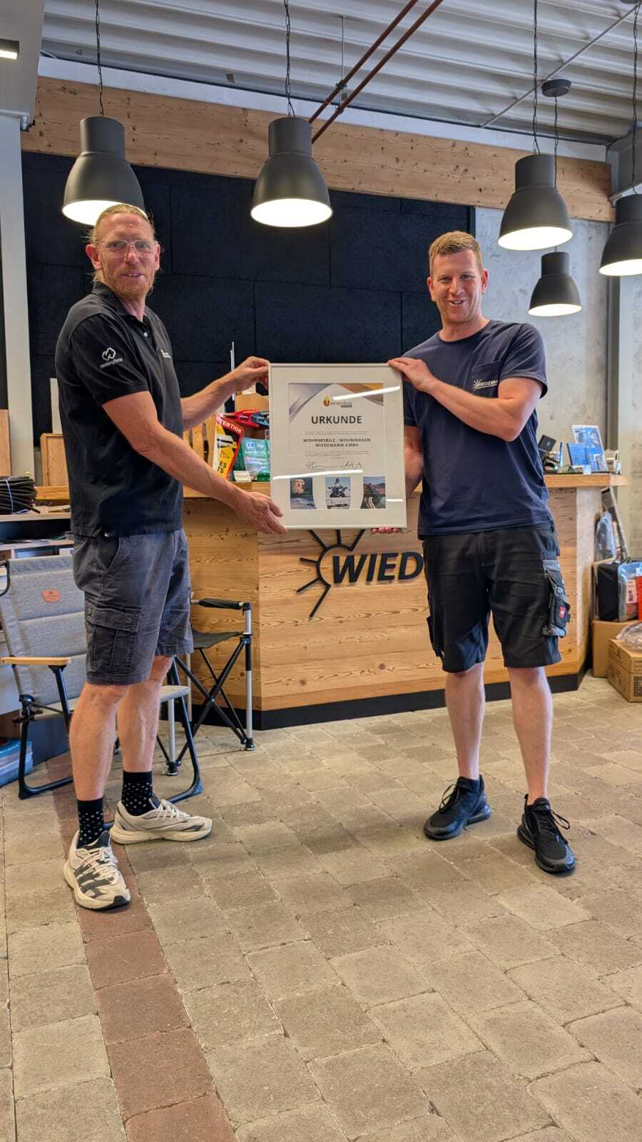 Wohnmobile · Wohnwagen Wiedemann GmbH mit Verendus-Urkunde