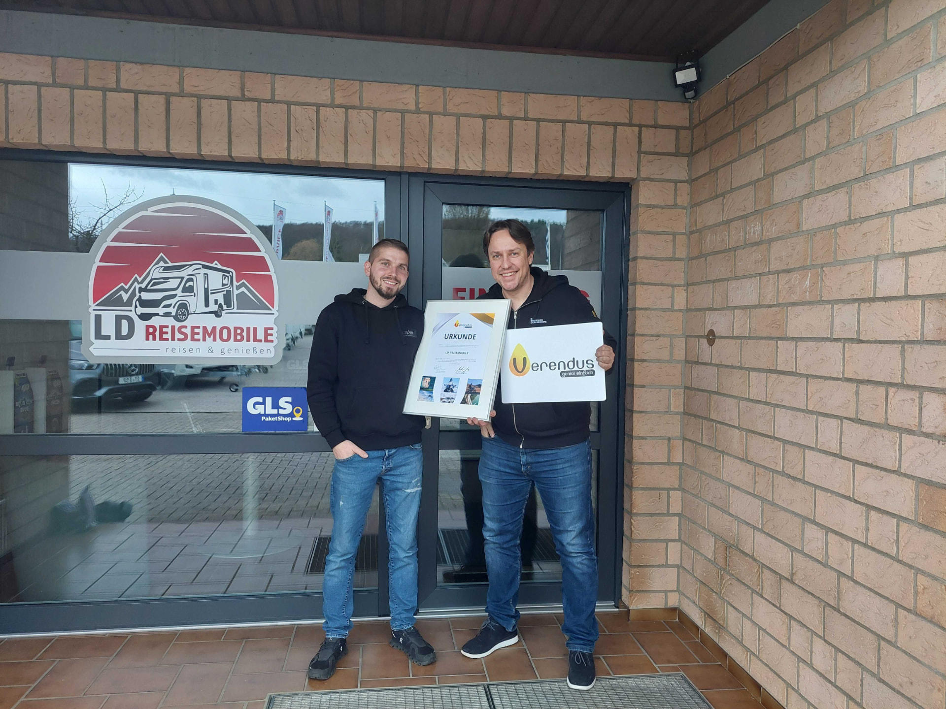 LD Reisemobile mit Verendus-Urkunde