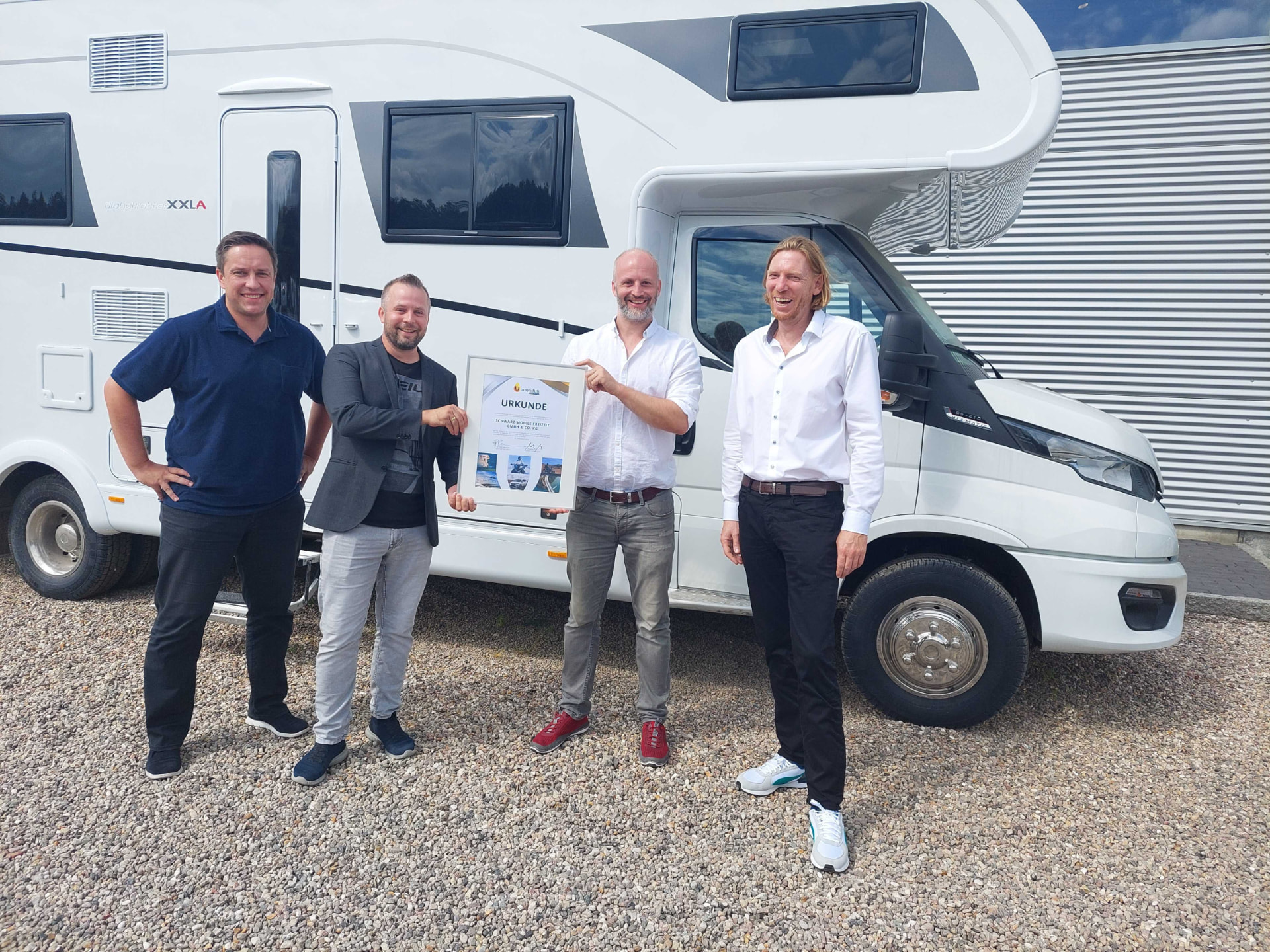 Schwarz Mobile Freizeit GmbH & Co. KG mit Verendus-Urkunde