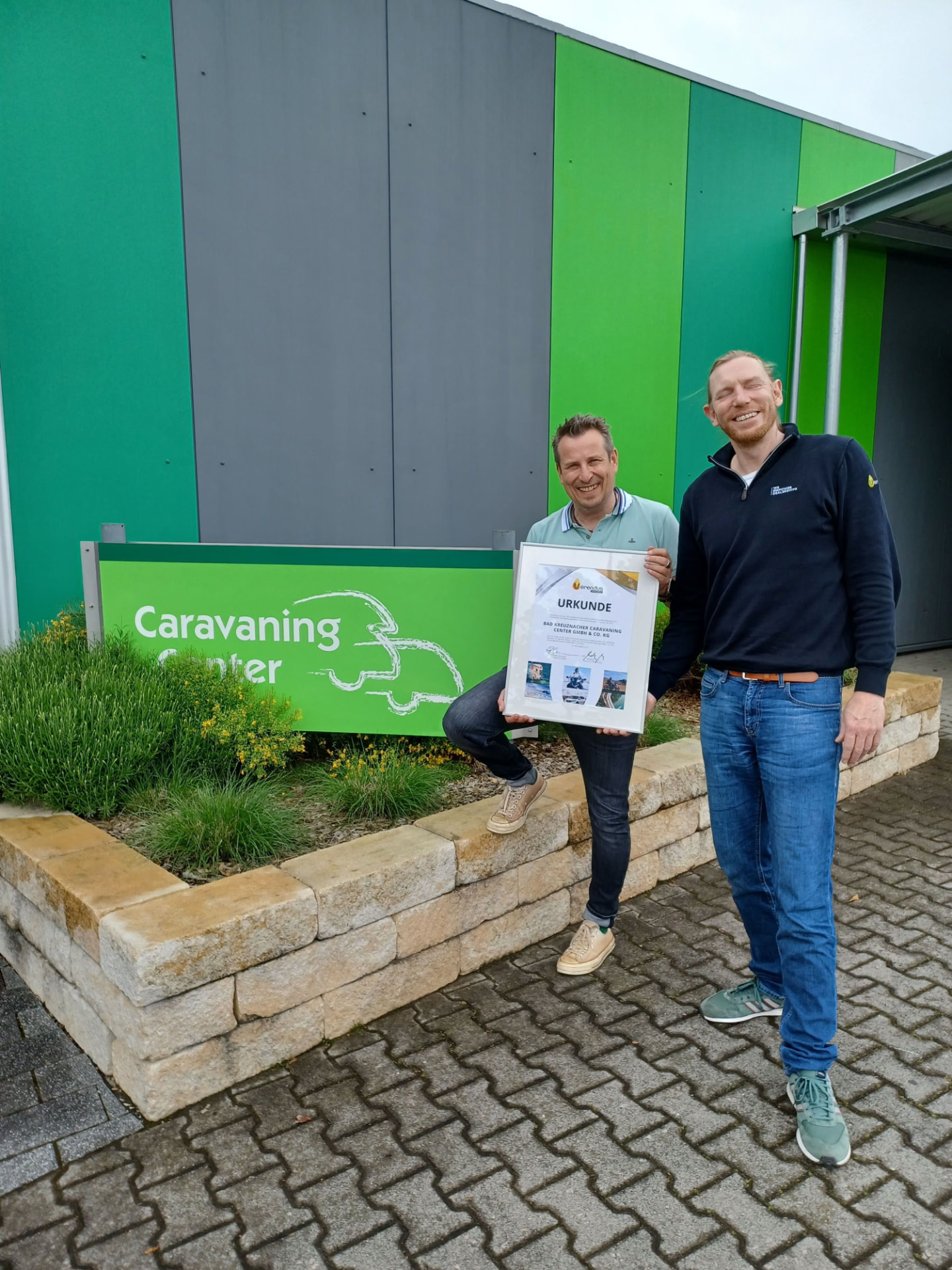 Bad Kreuznacher Caravaning Center mit Verendus-Urkunde